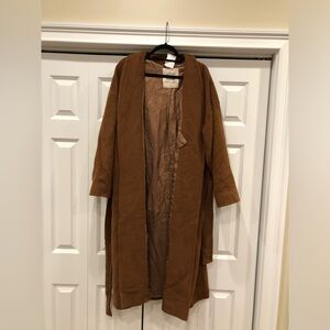 Wilfred Camel Hair Wrap coat